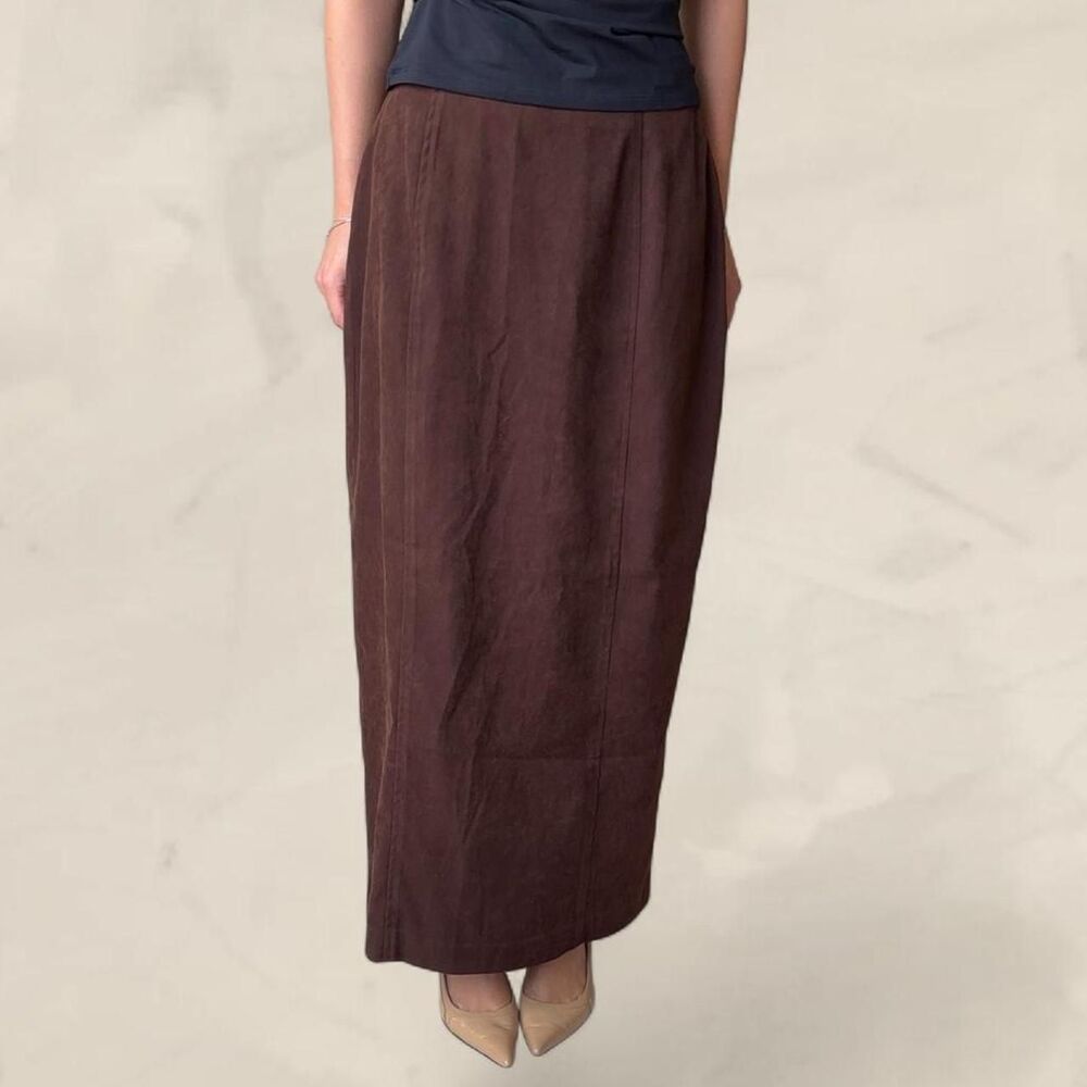 Vintage brown maxi skirt Freeport size 10